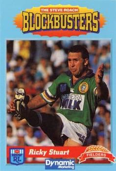 1994 Dynamic Fielders Blockbusters #28 Ricky Stuart Front